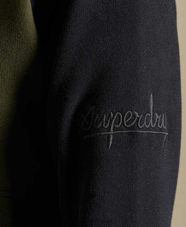 il Superdry נשים ג'קט בומבר ג'רזי חוצה קווים ירוק 4LX2Z5827 הַלבָּשָׁה