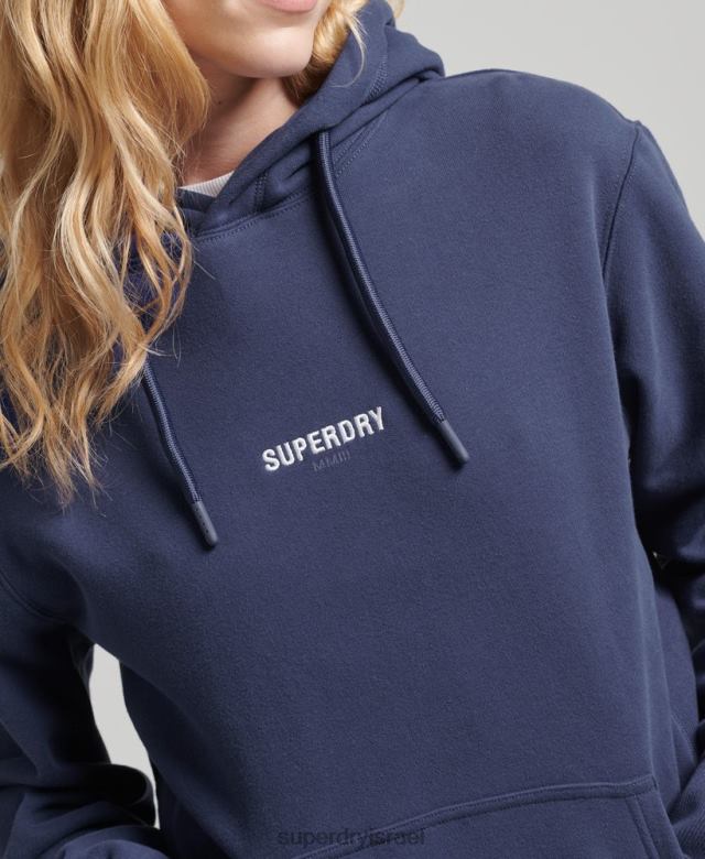 il Superdry נשים קפוצ'ון מיקרו לוגו חיל הים 4LX2Z5885 הַלבָּשָׁה