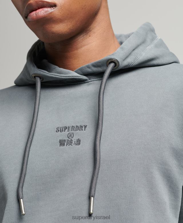 il Superdry גברים קפוצ'ון רופף צבע בגד שָׁחוֹר 4LX2Z6007 הַלבָּשָׁה