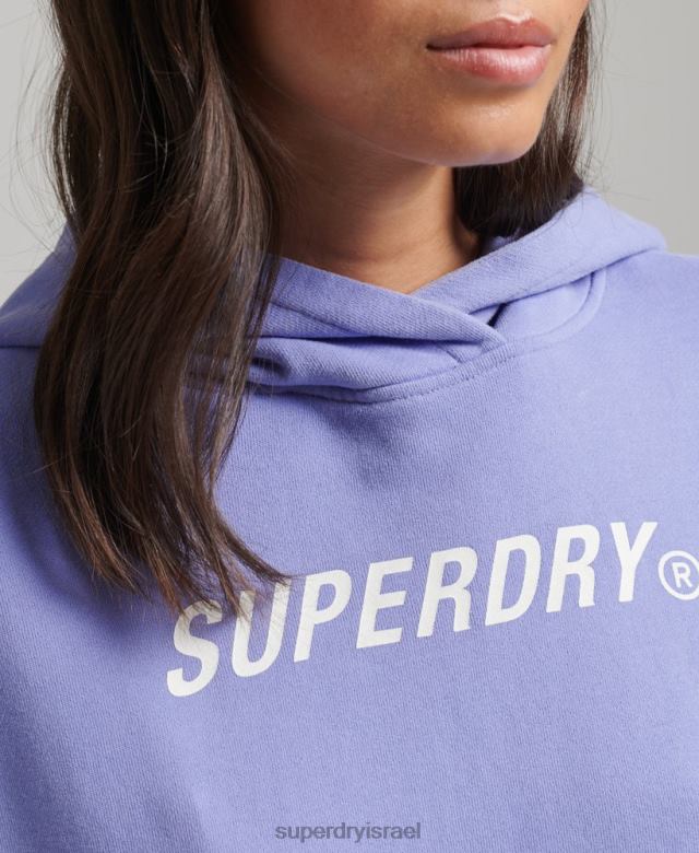 il Superdry נשים קפוצ'ון קופסת קפוצ'ון קוד ליבה ספורט סָגוֹל 4LX2Z6071 הַלבָּשָׁה