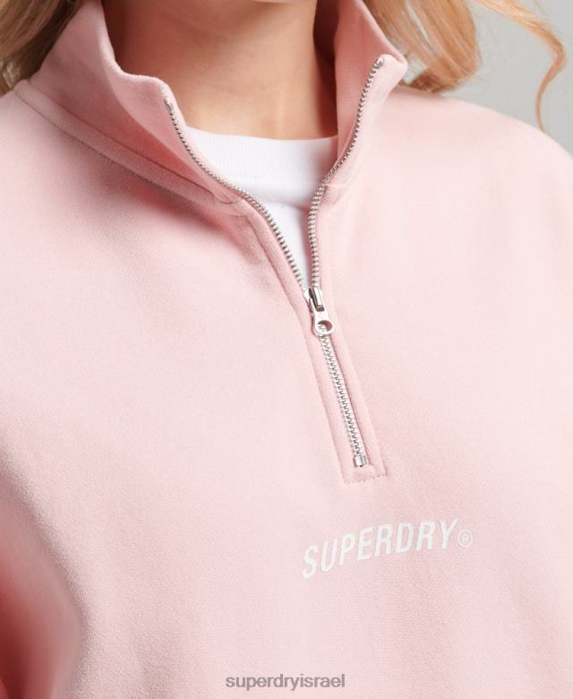 il Superdry נשים מרכז ספורט ליבה עם חצי רוכסן וָרוֹד 4LX2Z6132 הַלבָּשָׁה