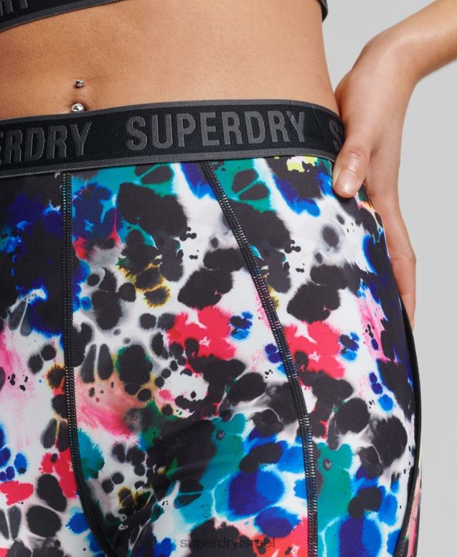 il Superdry נשים רכבת חותלות צמודות אלסטיות ממותגות רַב 4LX2Z6322 הַלבָּשָׁה