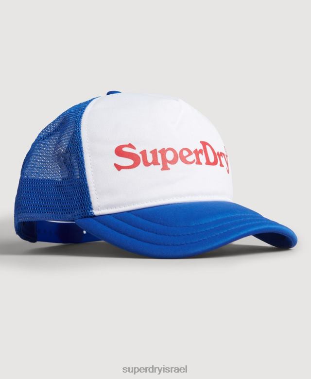 il Superdry גברים כובע משאית גרפי וינטג' כְּחוֹל 4LX2Z6378 אביזרים