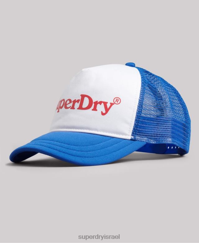 il Superdry גברים כובע משאית גרפי וינטג' כְּחוֹל 4LX2Z6378 אביזרים