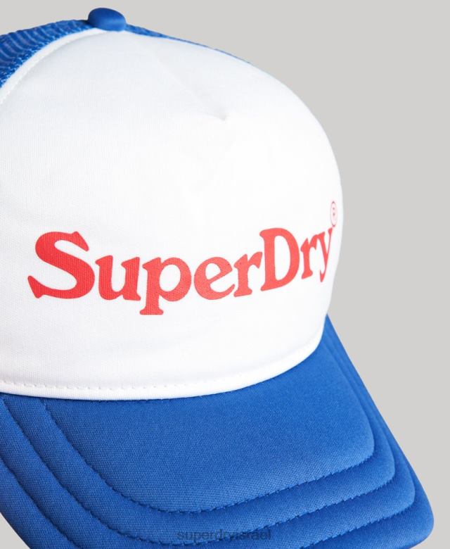 il Superdry גברים כובע משאית גרפי וינטג' כְּחוֹל 4LX2Z6378 אביזרים