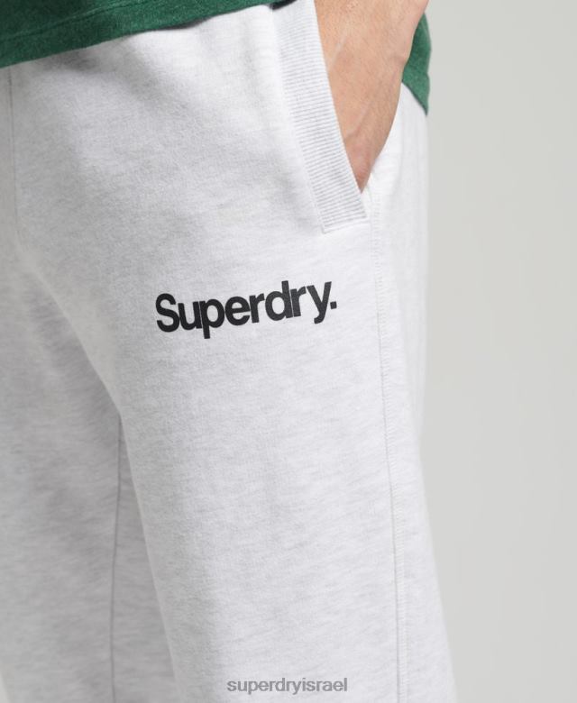 il Superdry גברים נעלי ריצה קלאסיות עם לוגו ליבה אפור בהיר 4LX2Z6422 הַלבָּשָׁה