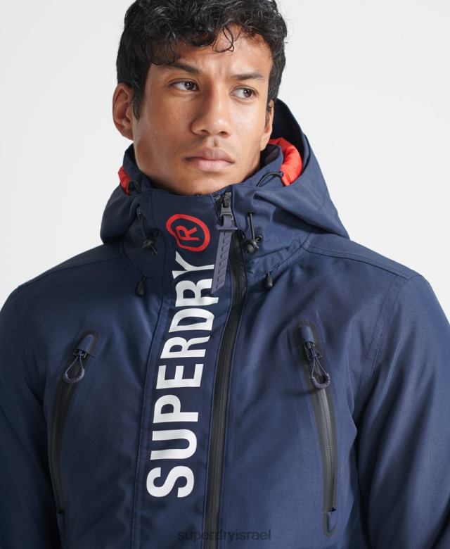 il Superdry גברים מעיל הצלה אולטימטיבי חיל הים 4LX2Z6466 הַלבָּשָׁה