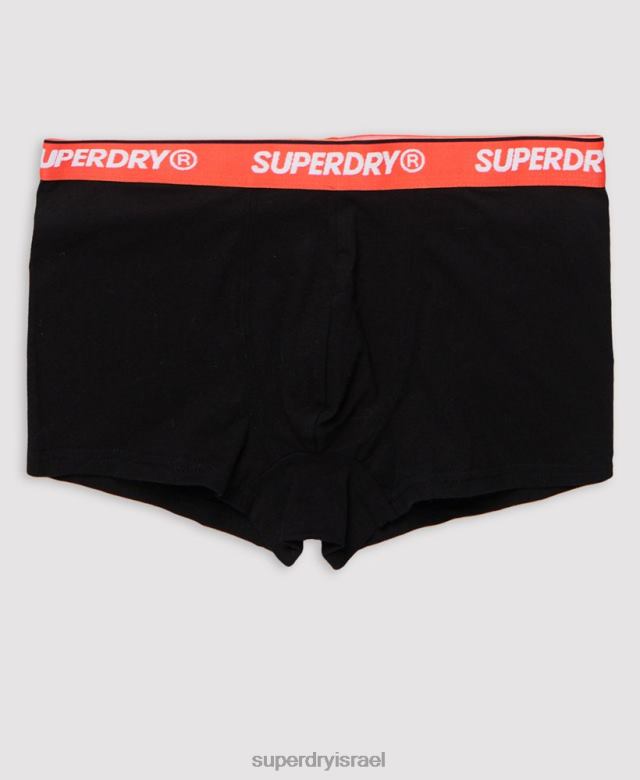 il Superdry גברים מארז משולש לתא מטען קלאסי מכותנה אורגנית תפוז 4LX2Z6498 הַלבָּשָׁה