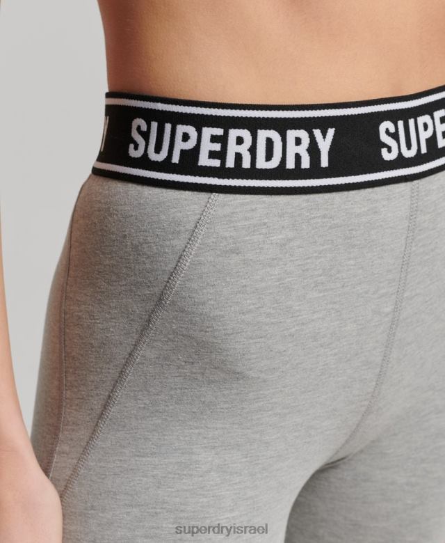 il Superdry נשים חותלות טייפ עצמאיות אפור 4LX2Z6585 הַלבָּשָׁה