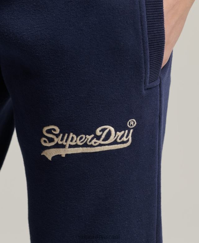 il Superdry נשים נעלי ספורט וינטג' לקולג' חיל הים 4LX2Z6655 הַלבָּשָׁה