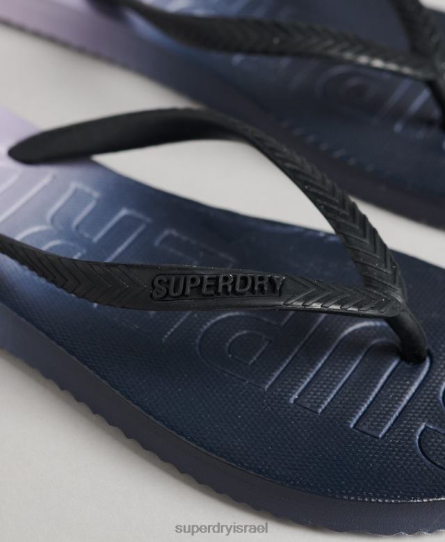 il Superdry נשים כפכפי צבע מטבל קוד חיל הים 4LX2Z6690 נעליים