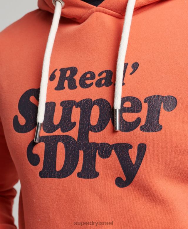 il Superdry גברים קפוצ'ון קלאסי קופר וינטג' אלמוג 4LX2Z670 הַלבָּשָׁה