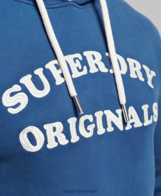 il Superdry גברים קפוצ'ון קלאסי קופר וינטג' חיל הים 4LX2Z682 הַלבָּשָׁה