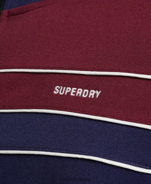 il Superdry גברים חלק עליון עם רוכסן דרך מסלול וינטג' חיל הים 4LX2Z834 הַלבָּשָׁה