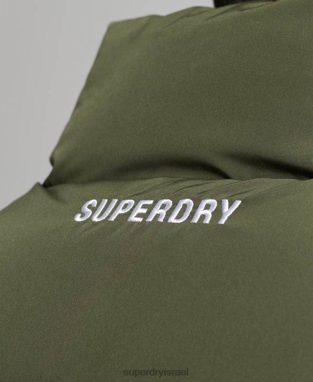 il Superdry גברים מעיל ספורט ללא ברדס חָקִי 4LX2Z990 הַלבָּשָׁה