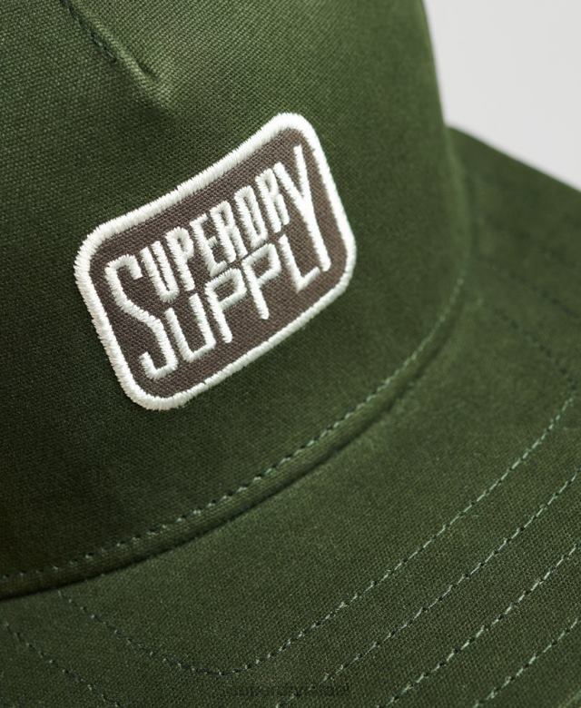 il Superdry גברים כובע b-boy ירוק 4LX2Z1746 אביזרים