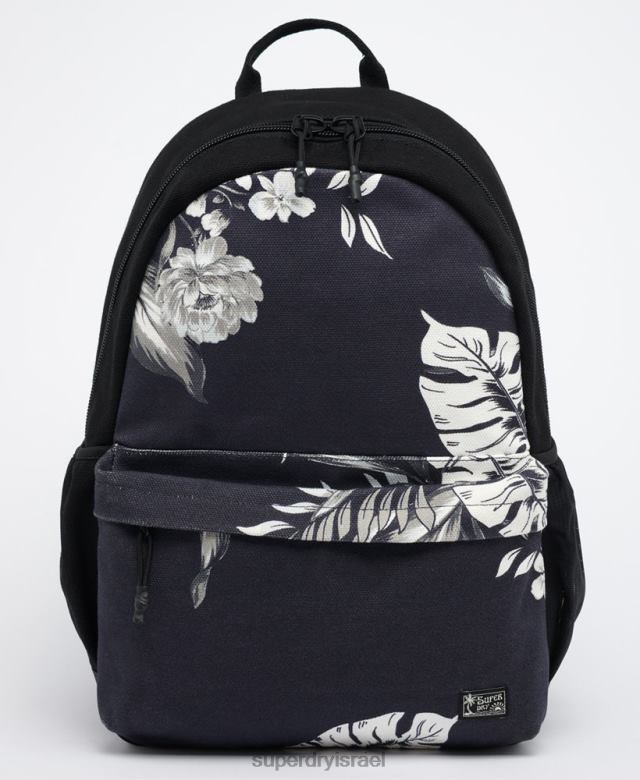 il Superdry נשים תיק גב מונטנה מסוג cali print שָׁחוֹר 4LX2Z6615 אביזרים