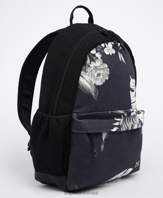 il Superdry נשים תיק גב מונטנה מסוג cali print שָׁחוֹר 4LX2Z6615 אביזרים