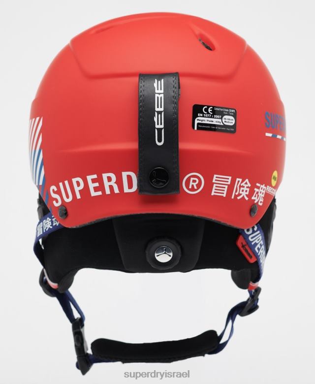 il Superdry גברים קסדה אולטימטיבית של cebe contest visir אָדוֹם 4LX2Z1402 אביזרים