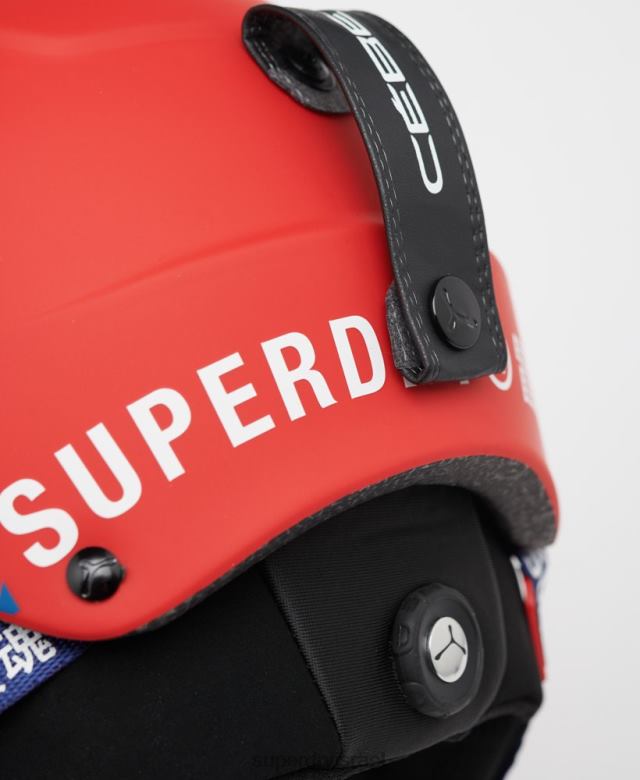 il Superdry גברים קסדה אולטימטיבית של cebe contest visir אָדוֹם 4LX2Z1402 אביזרים