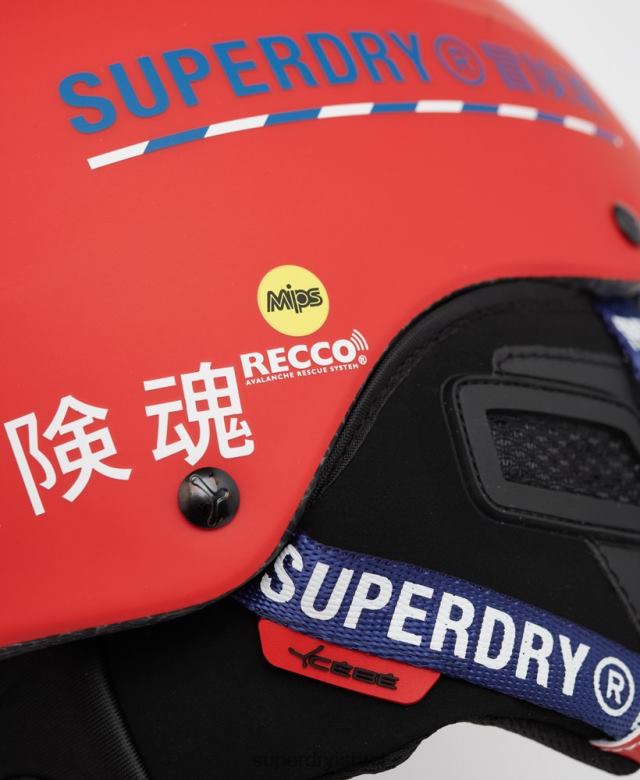 il Superdry גברים קסדה אולטימטיבית של cebe contest visir אָדוֹם 4LX2Z1402 אביזרים