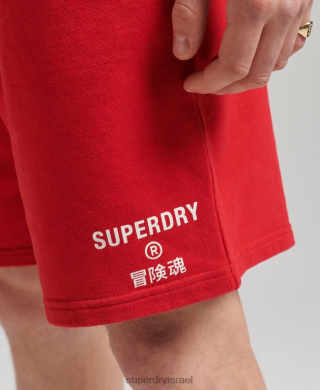 il Superdry גברים מכנסי ספורט קוד core אָדוֹם 4LX2Z338 הַלבָּשָׁה