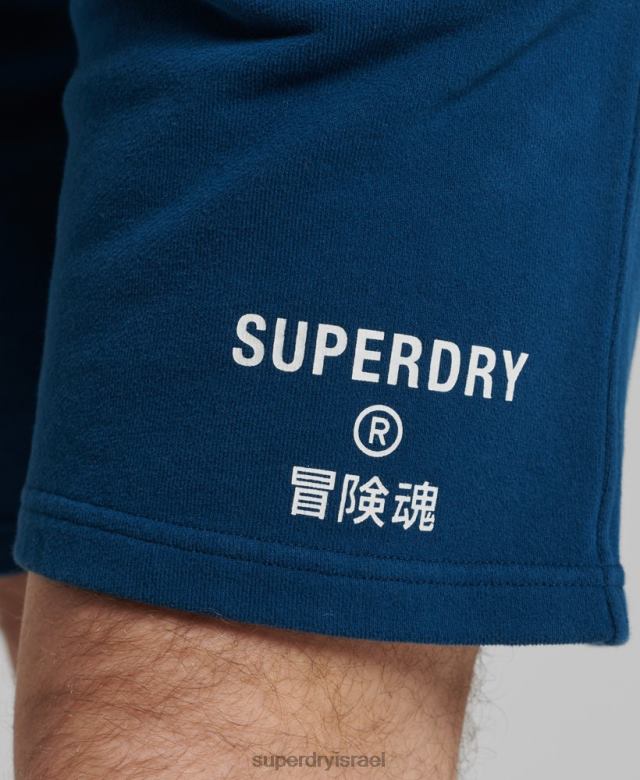 il Superdry גברים מכנסי ספורט קוד core כְּחוֹל 4LX2Z351 הַלבָּשָׁה