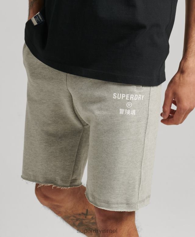 il Superdry גברים מכנסי ספורט קוד core אפור 4LX2Z378 הַלבָּשָׁה