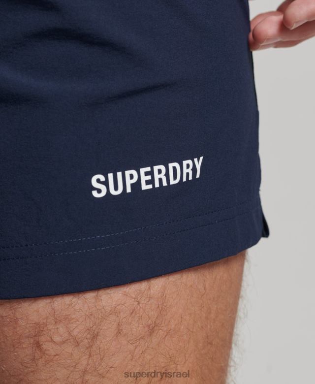 il Superdry גברים מכנסיים קצרים מולטי ספורט core חיל הים 4LX2Z5385 הַלבָּשָׁה