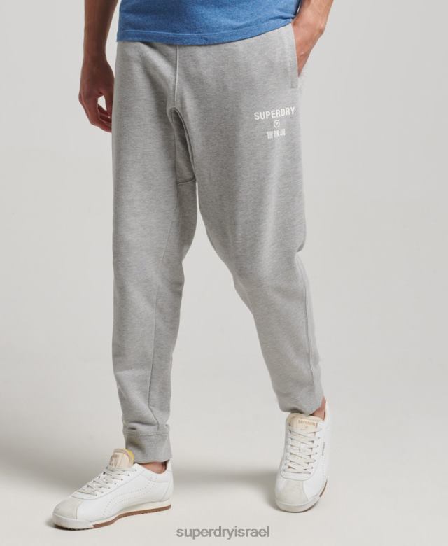 il Superdry גברים קוד core sport joggers אפור 4LX2Z6361 הַלבָּשָׁה