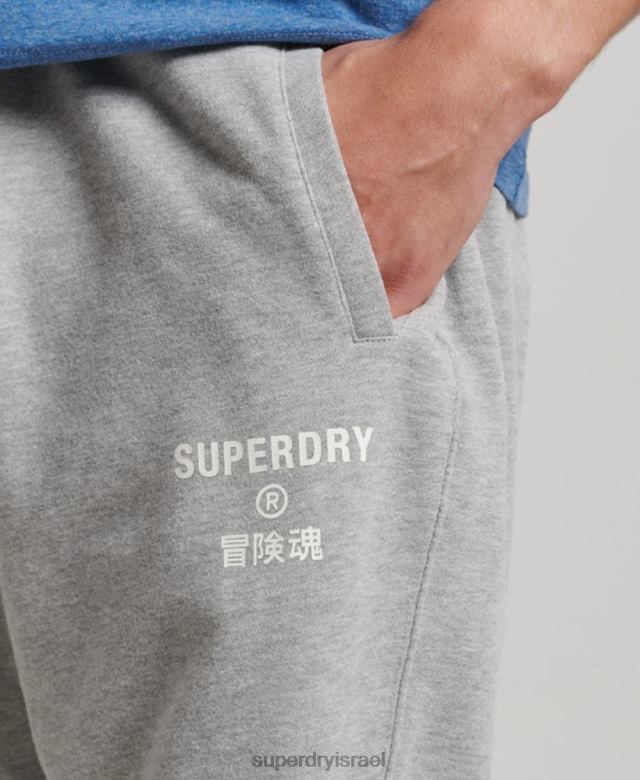 il Superdry גברים קוד core sport joggers אפור 4LX2Z6361 הַלבָּשָׁה