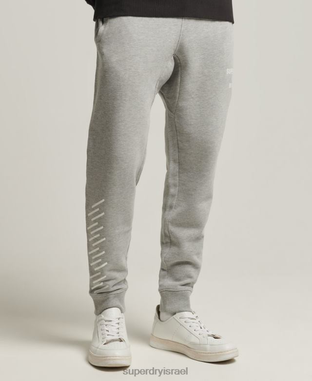 il Superdry גברים קוד core sport joggers אפור 4LX2Z6361 הַלבָּשָׁה