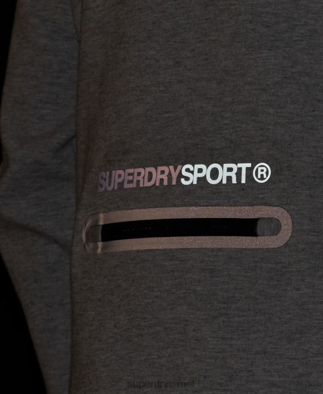 il Superdry גברים קפוצ'ון gymtech אפור 4LX2Z536 הַלבָּשָׁה