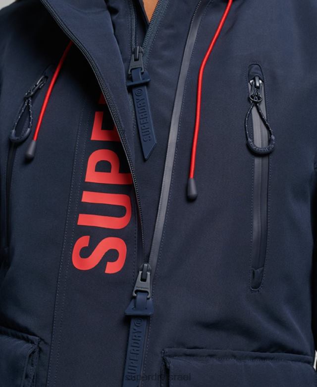 il Superdry נשים מעיל רוח אולטימטיבי sd עם ברדס חיל הים 4LX2Z3738 הַלבָּשָׁה