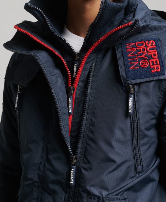 il Superdry גברים מעיל הרים sd windcheater חיל הים 4LX2Z1014 הַלבָּשָׁה