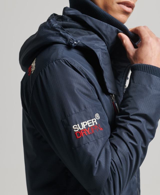 il Superdry גברים מעיל הרים sd windcheater חיל הים 4LX2Z1014 הַלבָּשָׁה