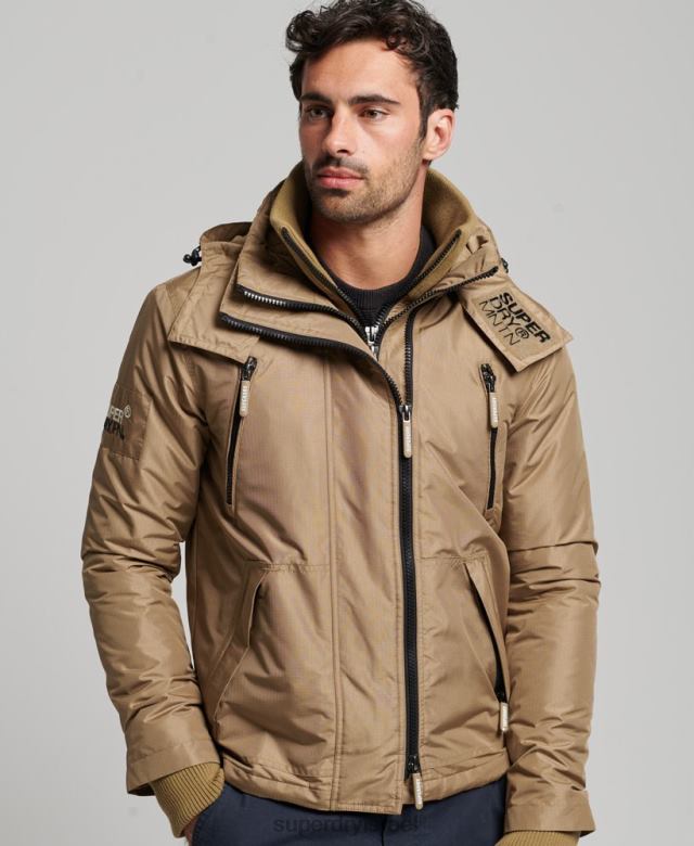 il Superdry גברים מעיל הרים sd windcheater חום 4LX2Z1111 הַלבָּשָׁה