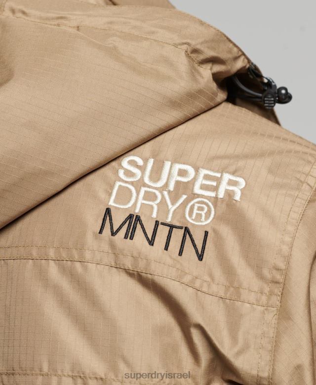 il Superdry גברים מעיל הרים sd windcheater חום 4LX2Z1111 הַלבָּשָׁה