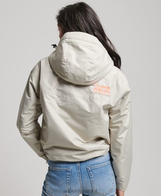 il Superdry נשים מעיל sd-windcheater אפור 4LX2Z3519 הַלבָּשָׁה