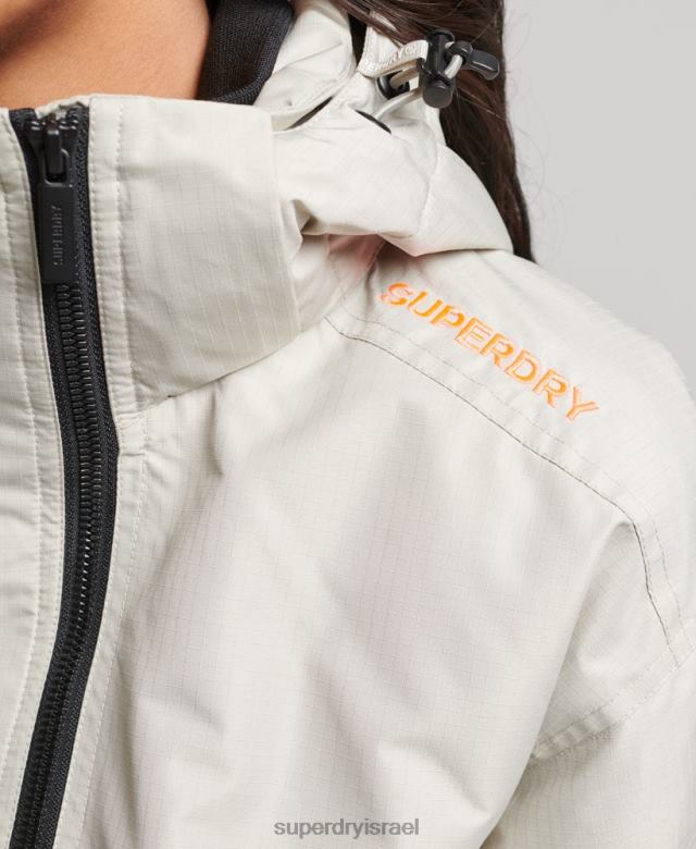 il Superdry נשים מעיל sd-windcheater אפור 4LX2Z3519 הַלבָּשָׁה