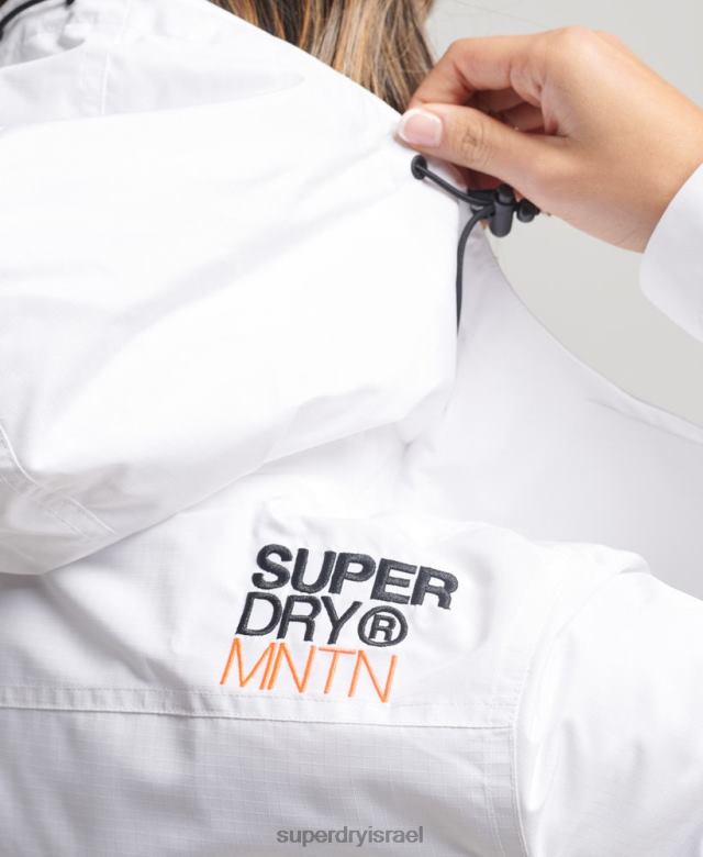 il Superdry נשים מעיל הרים sd-windcheater לבן 4LX2Z3537 הַלבָּשָׁה