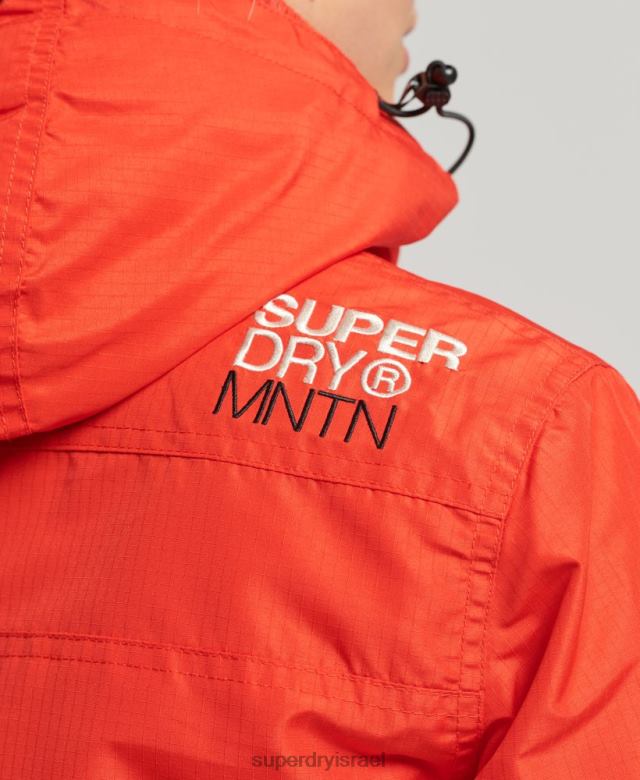 il Superdry נשים מעיל הרים sd-windcheater אָדוֹם 4LX2Z3554 הַלבָּשָׁה