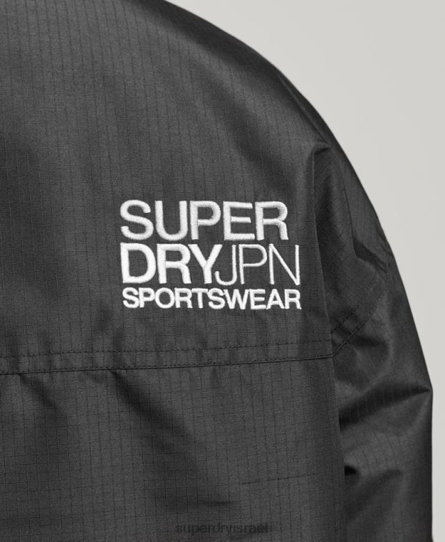 il Superdry נשים מעיל sd-windcheater שָׁחוֹר 4LX2Z3557 הַלבָּשָׁה