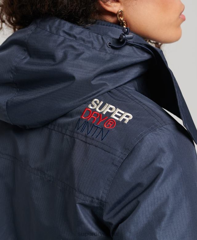 il Superdry נשים מעיל הרים sd-windcheater חיל הים 4LX2Z3558 הַלבָּשָׁה