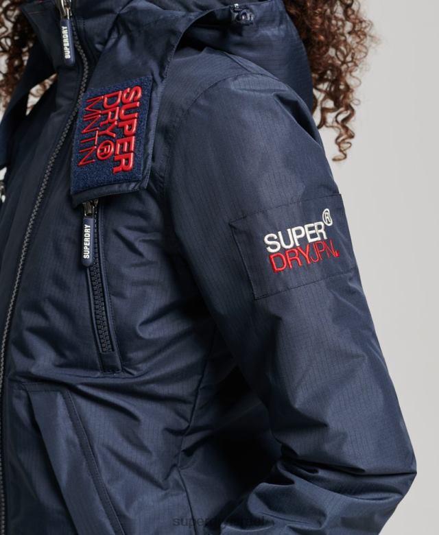 il Superdry נשים מעיל הרים sd-windcheater חיל הים 4LX2Z3558 הַלבָּשָׁה