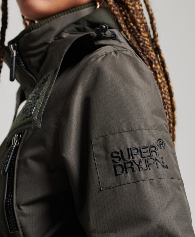 il Superdry נשים מעיל הרים sd-windcheater ירוק 4LX2Z3728 הַלבָּשָׁה