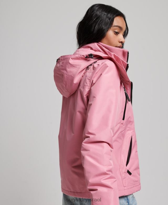 il Superdry נשים מעיל הרים sd-windcheater וָרוֹד 4LX2Z3833 הַלבָּשָׁה