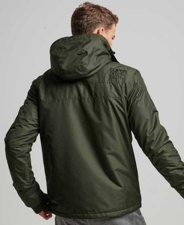 il Superdry גברים מעיל הרים sd windcheater ירוק 4LX2Z950 הַלבָּשָׁה