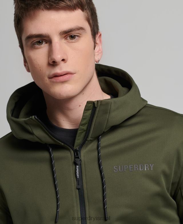 il Superdry גברים מעיל טרנינג טכנולוגי soft shell חָקִי 4LX2Z1132 הַלבָּשָׁה