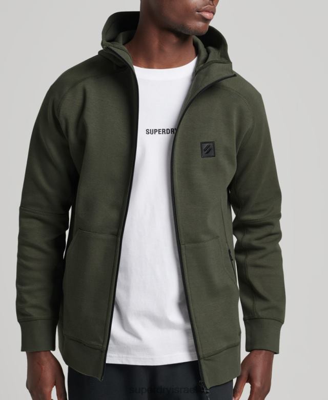 il Superdry גברים קפוצ'ון zip קוד טק חָקִי 4LX2Z5140 הַלבָּשָׁה